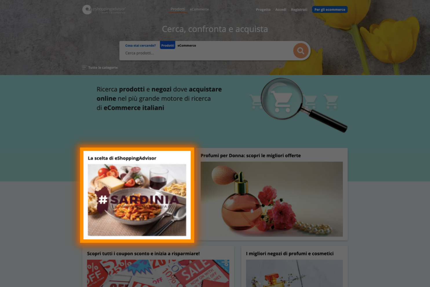 Aumentare il posizionamento negozio online
