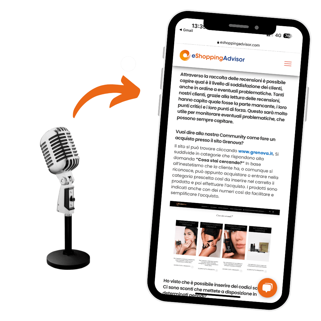 Recensioni via SMS. aumenta la tua reputazione online