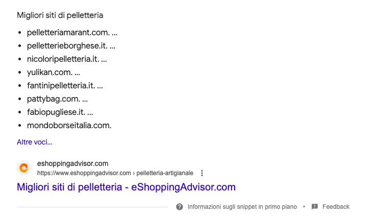 Ottieni visibilità per il tuo eCommerce