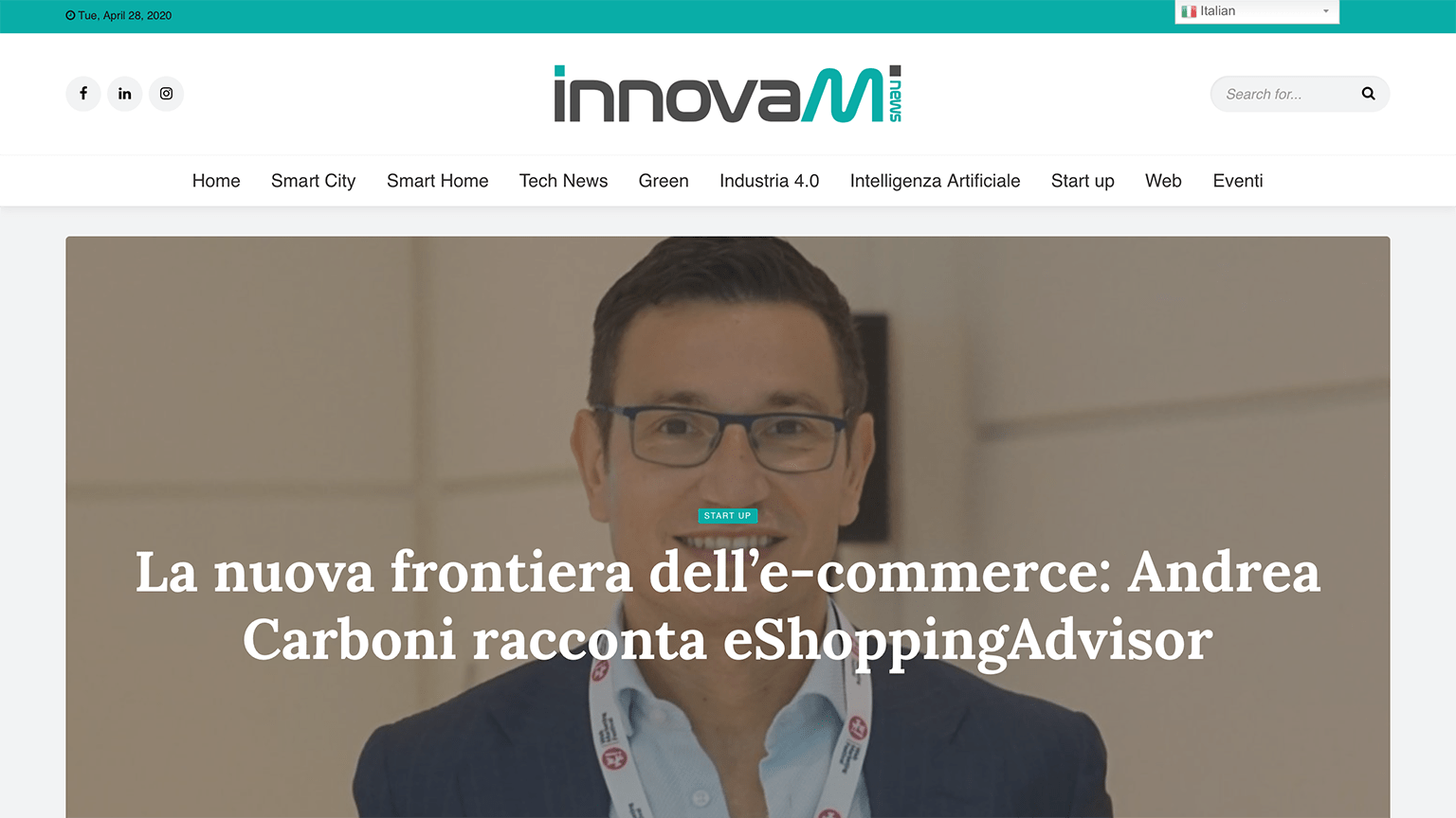 La nuova frontiera dell’e-commerce: Andrea Carboni racconta eShoppingAdvisor