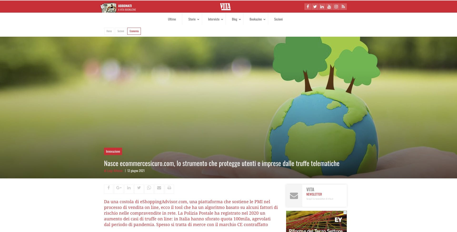 ecommersicuro press vita